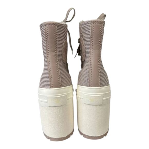 CONVERSE Chuck 70 De Luxe Heel Stone Gray Boots‎ Shoes NEW Men's Size 10.5 - Picture 5 of 13